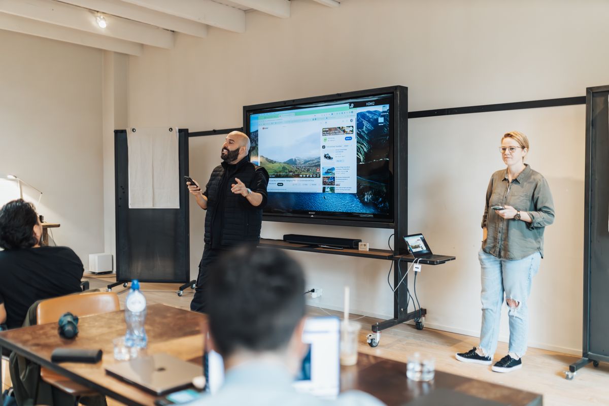 Lead a software agency portfolio case study with metrics and code, not screenshots